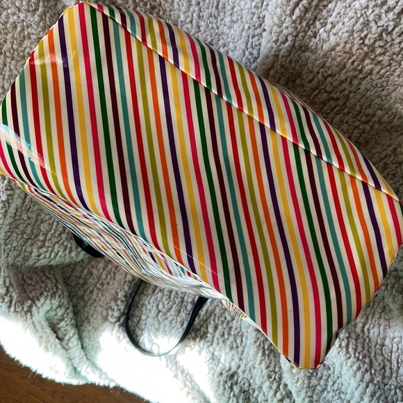 Authentic Kate Spade Colorful Striped Tote in Great Condition Inside and Out! - Picture 8 of 10